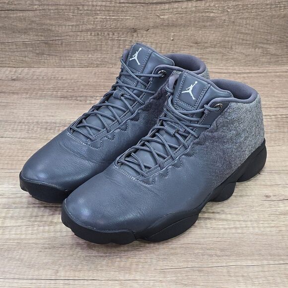 Nike Air Jordan Horizon Low Premium Men's Sz 12 Gray Black Sneakers (850678-003) - Picture 9 of 9